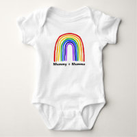 Maman d'arc-en-ciel + Combinaison de bébé de Mumma