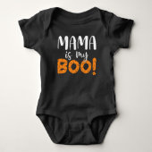 Body Maman est mon chou! Noir (Devant)
