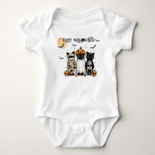 Body Maman, Fantôme et Chatons Squelettes pour Hallowee
