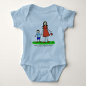 Body Maman & Me Boy - Brunette Mère & Fils Chemises (Devant)