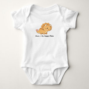 Body Maman = Mon Endroit Heureux – Illustration de bébé