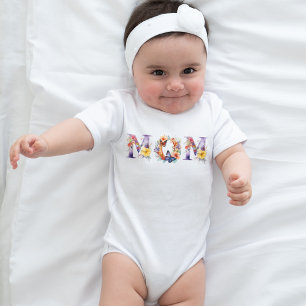 Body Maman Papillons et fleurs Bonne fête des mères