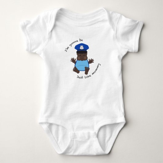 Body Maman policière (Devant)
