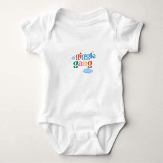 Body manche courte adorable pour bébés (Devant)