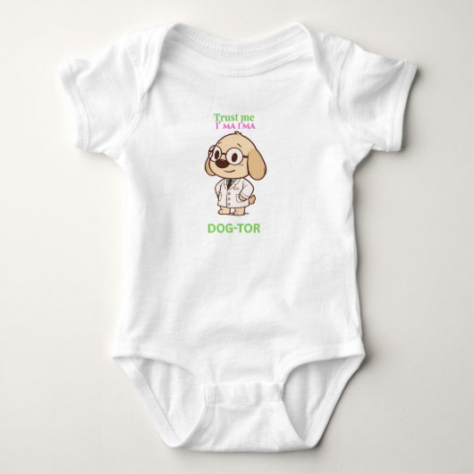 Body manche courte bébé Drôle de Chien-Tor (Devant)