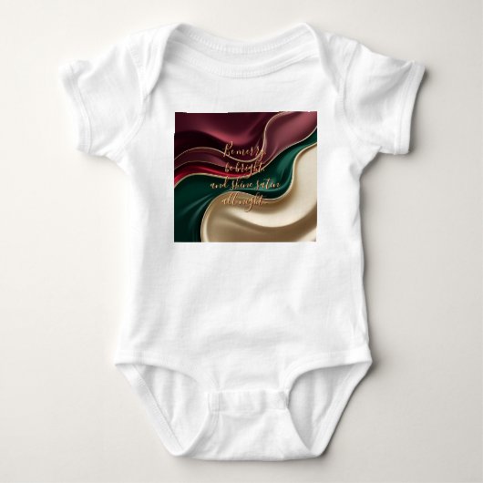 Body manche courte bébé en graphique stylé (Devant)