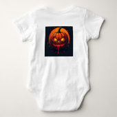 Body manche courte Helloween pour bébé (Dos)