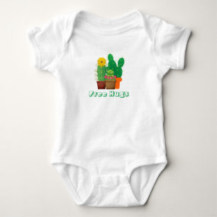 Body manche courte motif cactus Câlins Gratuits