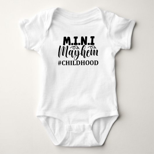 Body manche courte pour bébé (Devant)