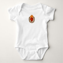Body manche longue Bébé Sacré-Cœur de Jésus
