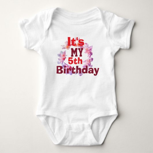 Body manche longue bébé Tenue de fête pour fille d (Devant)