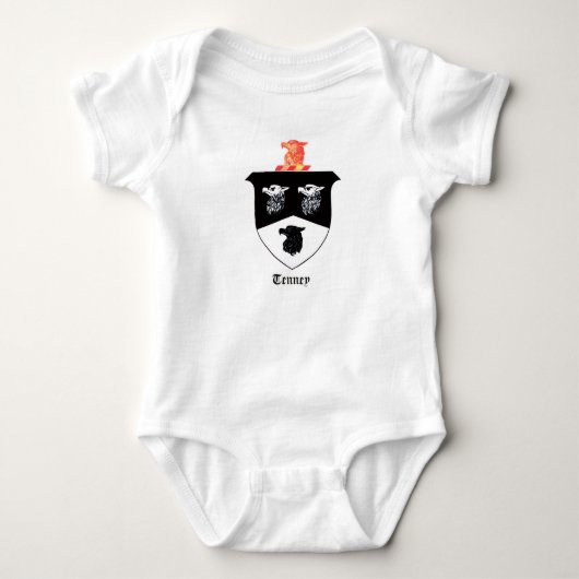 Body manche longue en jersey pour bébé - Blason de (Devant)
