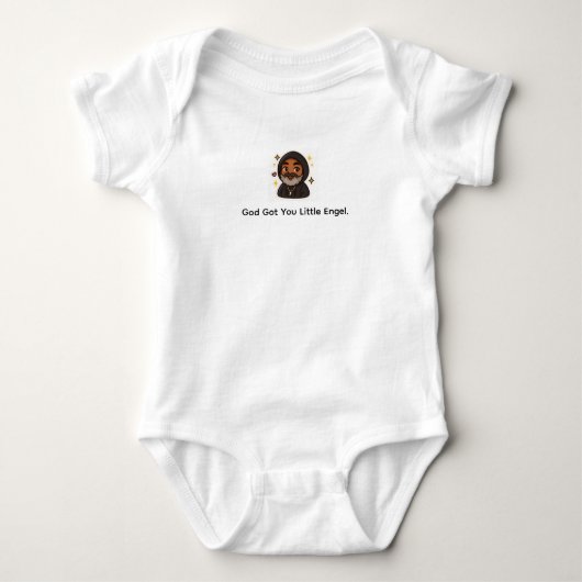 Body manche longue en jersey pour bébé – Douce et (Devant)