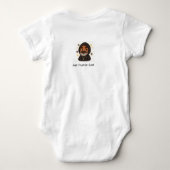 Body manche longue en jersey pour bébé – Douce et (Dos)