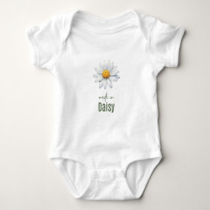 Body manche longue fleur de naissance d'avril Dais