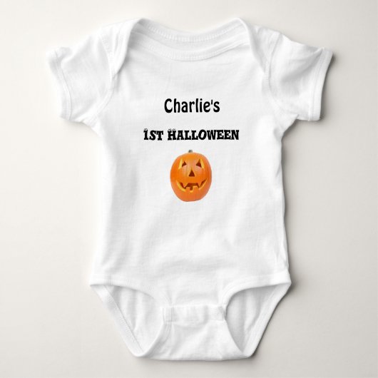 Body manche longue pour 1er Halloween bébé - 24 mo (Devant)