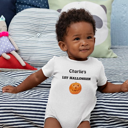 Body manche longue pour 1er Halloween bébé - 24 mo