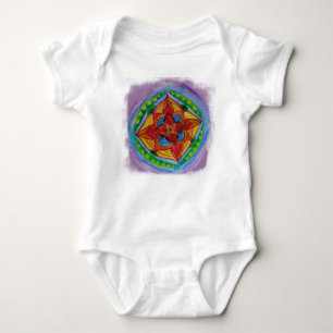 Body Mandala Dessin Baby Jersey Bodysuit
