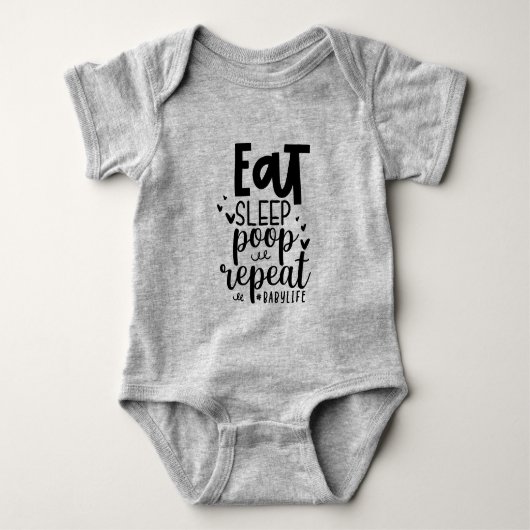 Body Manger Dormir Chier Répéter (Devant)