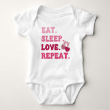 Manger Sommeil Amour Répéter Saint-Valentin Cerise