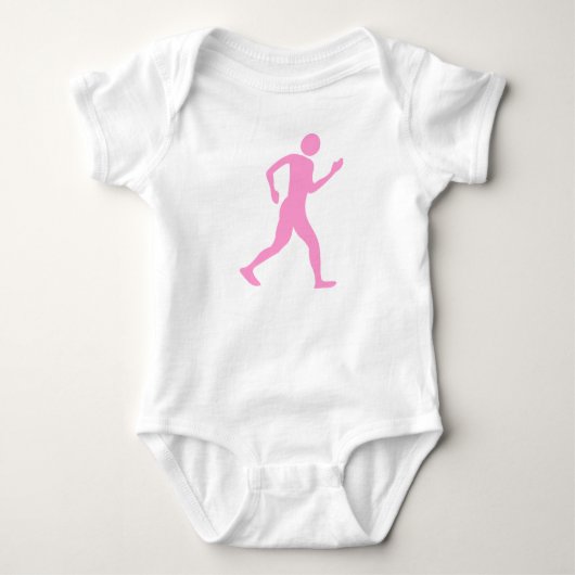 Body Marche sportive - Rose (Devant)