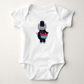 Body Marching Band Drummer Cat Navy Blue Red (Devant)
