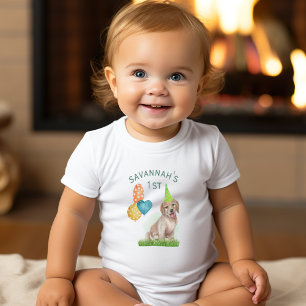 Body Marionnette Labrador Fille d'anniversaire Personna