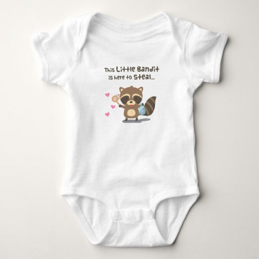 Body Masque de bandit mignon pour bébés (Devant)