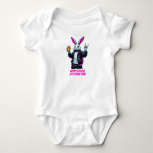 Body Mauvais Lapin De Pâques ! Pâques chanceuses, amuso