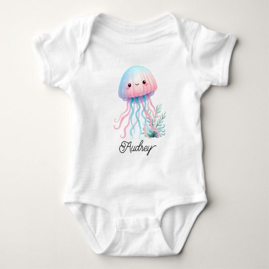Body Méduses mignonnes et colorées (Devant)