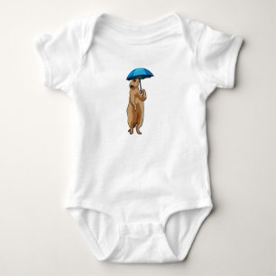 Body Meerkat avec parapluie