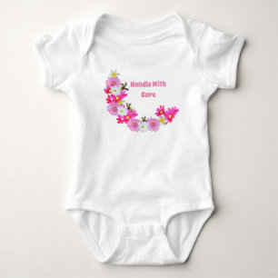 Body Meerkat Bébé Et Fleurs, Bodysuit Bébé
