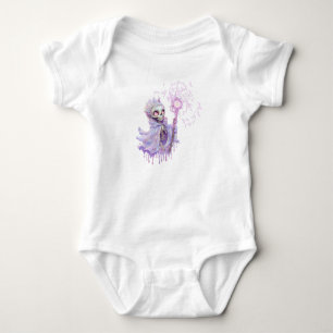 Body Mélodies magiques du mignon squelette violet.
