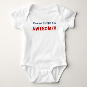 Body Memaw pense que je suis génial ! Costume pour bébé