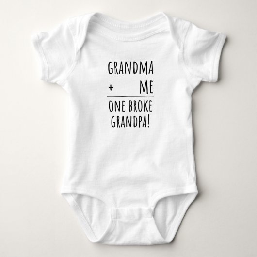 Body Mémé et Papi Drôles Grands-parents Citation Bébé (Devant)