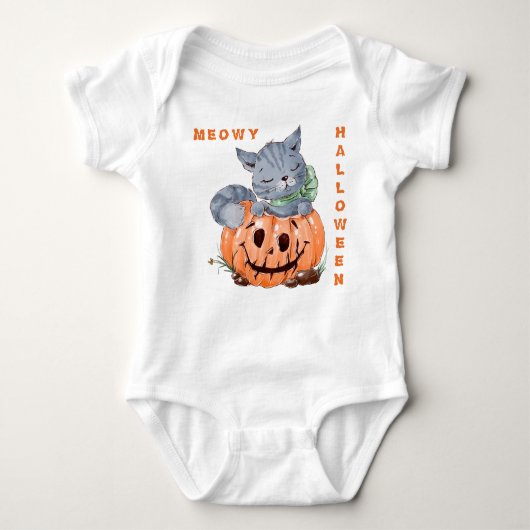 Body Meowy Jack o' Lantern Kitten Halloween (Devant)