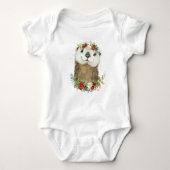 Body Mer Otter Forêt de forêt | Bodysuit bébé (Devant)