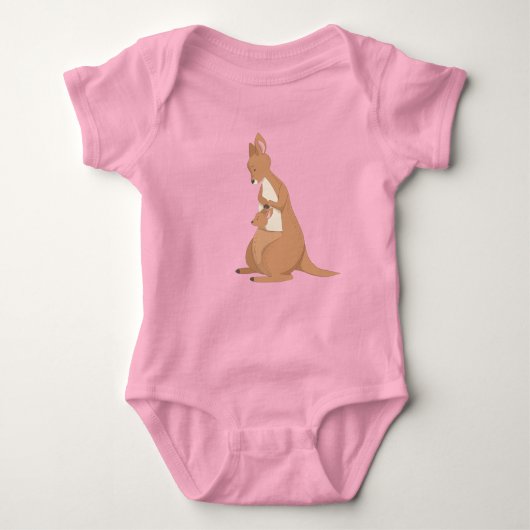 Body Mère Kangaroo avec bébé (Devant)