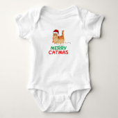 Body Merry Catmas Noël Funny T-shirt (Devant)