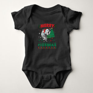 Body Merry Fishmas Pêche Papa Pêcheur Pêcheur Noël