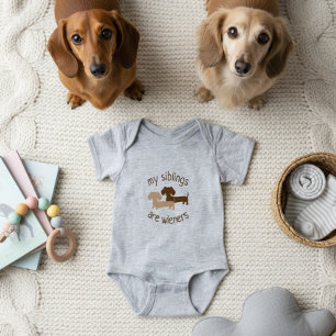 Body Mes frères et soeurs sont les Wieners Dachshunds B