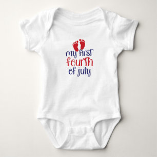 Body Mes premiers empreintes de pieds bébé du 4 juillet