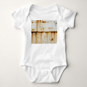 Body Métal blanc rouillé : surface texturée