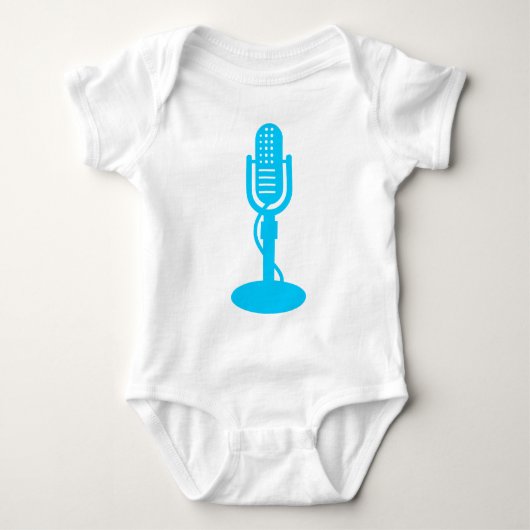 Body Microphone - Bleu Ciel (Devant)