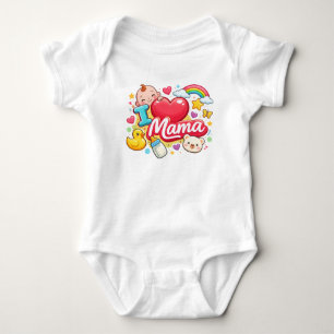 Body Mignon bébé j'aime maman design