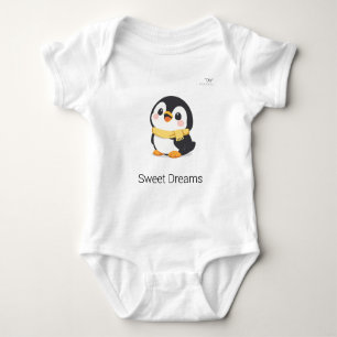 Body Mignon Chibi Manchot avec Écharpe Personnalisé