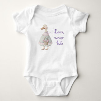 Body Mignon Cottagecore Foi Canard Fleurs Nœud Pastel