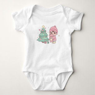 Body Mignon Enfant de Noël Kawaii & Ourson Bébé Sautere