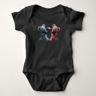 Body Mignon ours en peluche boxant des nourrissons