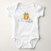 Body Mignon Petit Citron de Maman Orange (Devant)